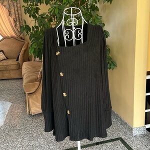 Wiholl black long sleeves top